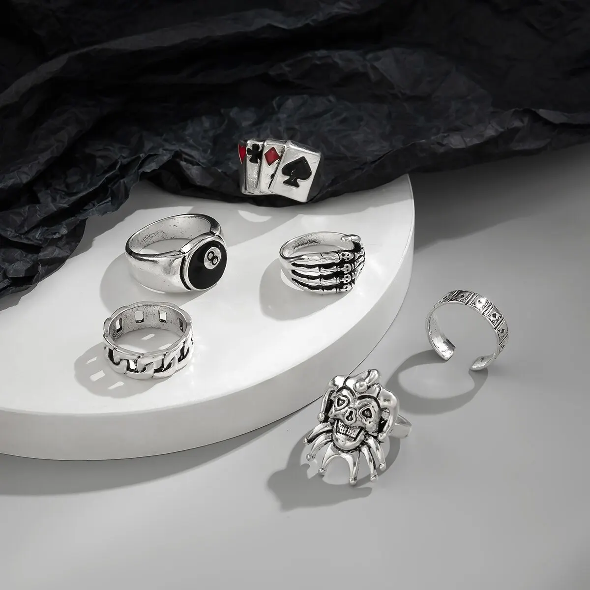 Набор винтажных колец &quotАзарт&quot 6 шт