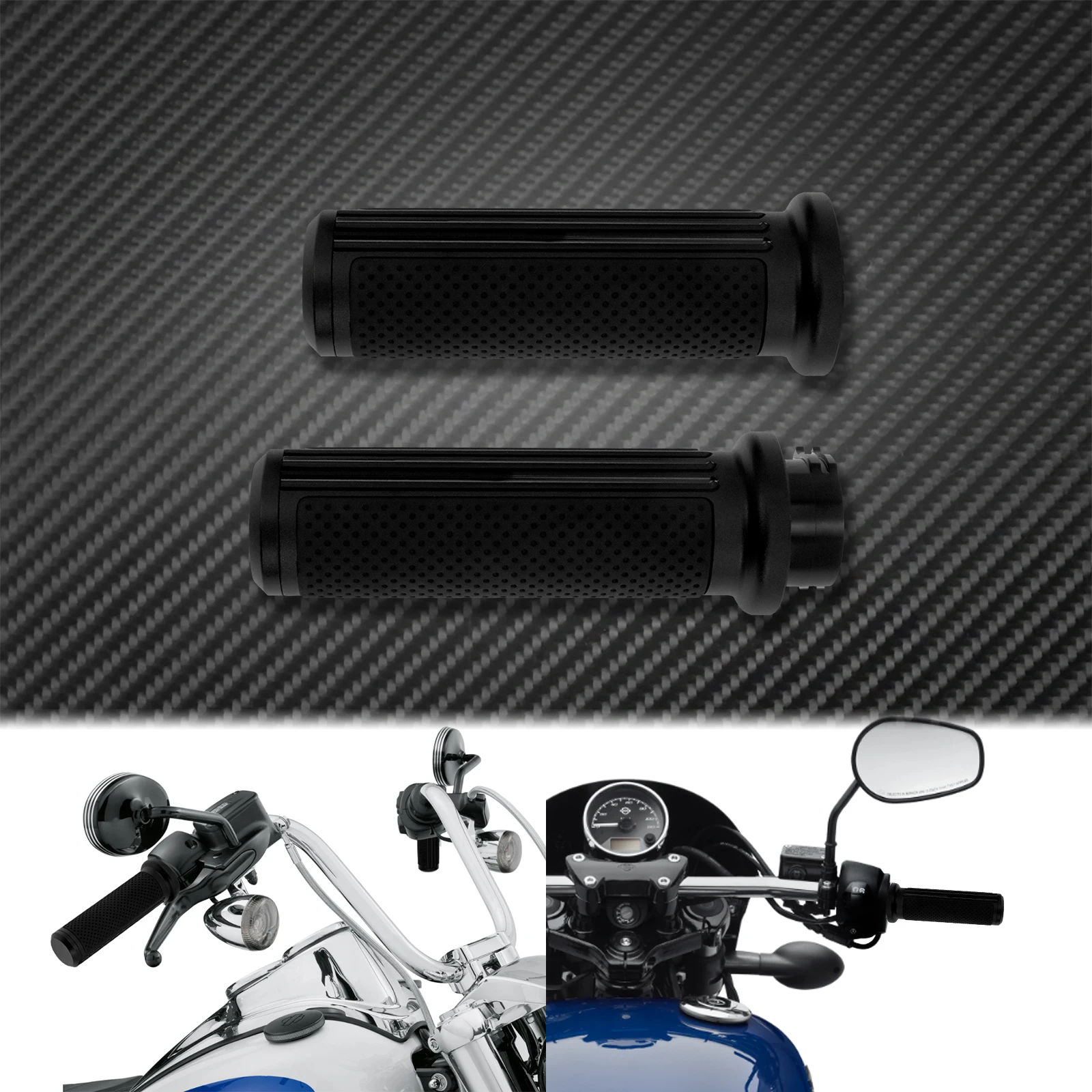 

Мотоцикл с ЧПУ 25 мм рукоятка 1 "Ручные ручки 2 шт. для Harley Softail Touring Dyna Sportster XL 883 72 48 1200 Street Road Glide