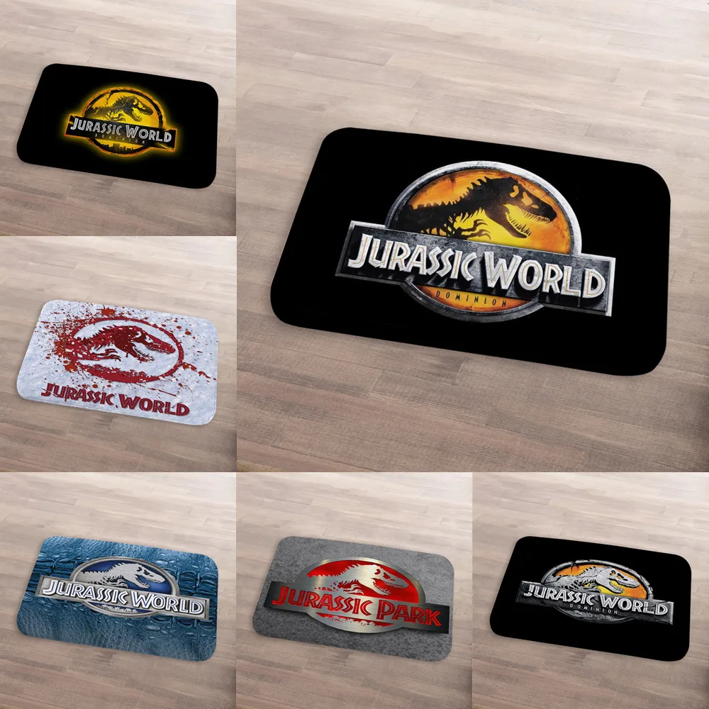 

Personalized Customization Black And White Carpet Dinosaurs Signs DecorationThe Bathroom Rug For Kitchen Floor Bath Mats