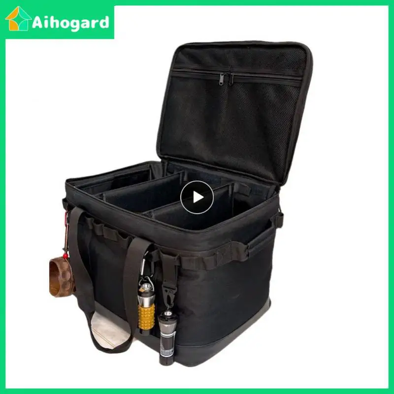 

Three Levels Storage Space Tableware Bag Large Capacity Camping Bag Nylon Kitchen Storage Tool Bag Outdoor Package Waterproof