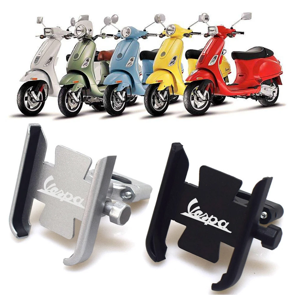 

For VESPA 125 VNA-TS PX80-200/PE/Lusso GTS 300 Sprint 150 Motorcycle Accessories handlebar Mobile Phone Holder GPS stand bracket