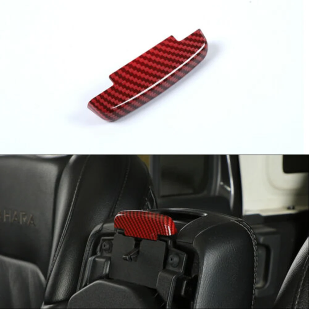

Car Armrest Box Switch Trim Cover For Wrangler JL JT /Cherokee Red Carbon Fiber High Quality Armrest Box Switch Trim Cover