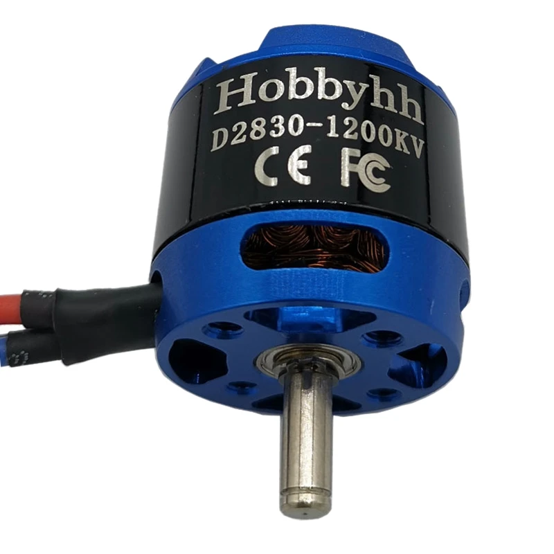 

Hobbyhh 2830 (2212) 1200Kv Brushless Motor Power 265W Suitable for RC Aircraft and UAV with 3.5mm Banana Head