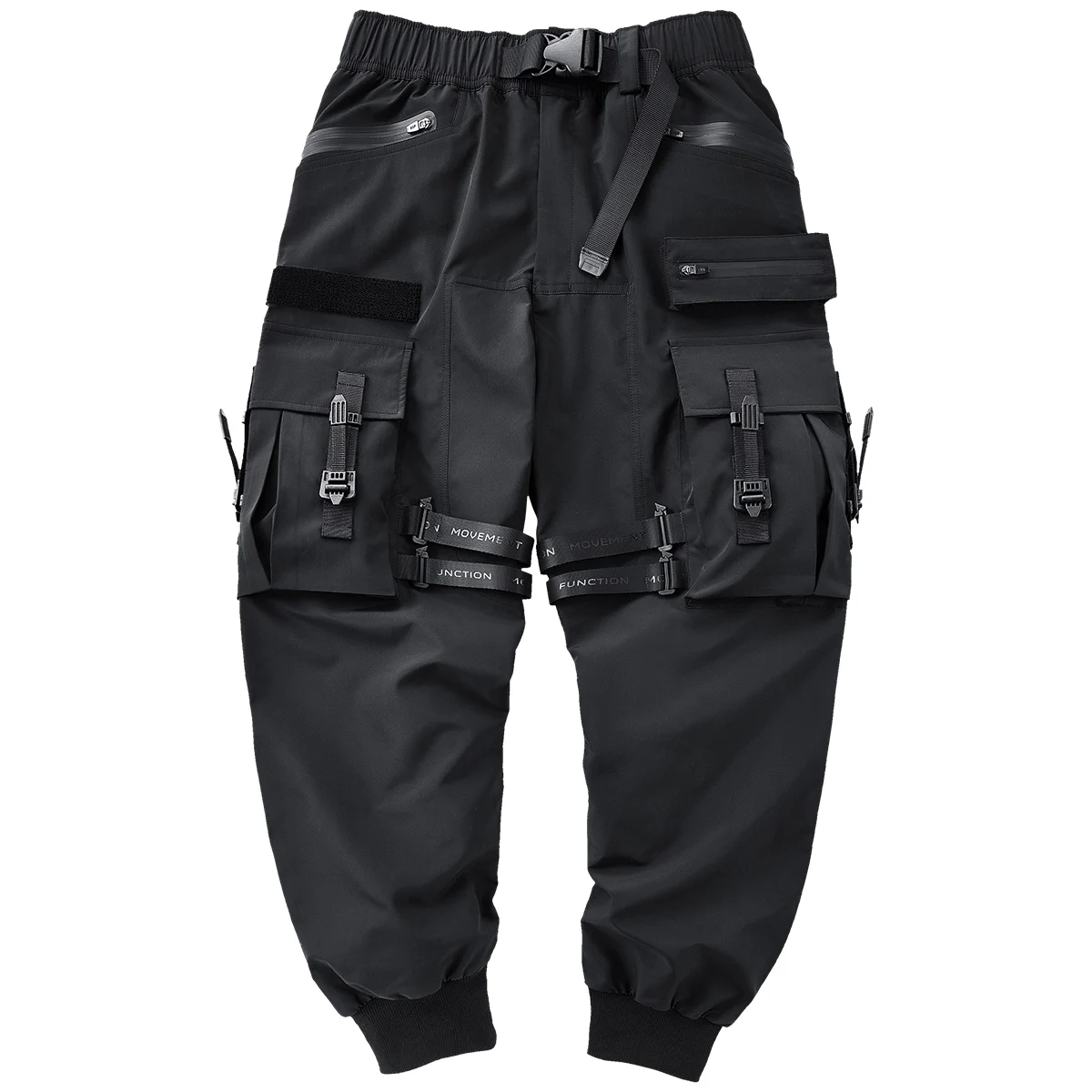 Top Brand Tactical Cargo Pants Men Fashion Functional Multi Pockets Trousers Hip Hop Streetwear Pants Techwear Black WB762
