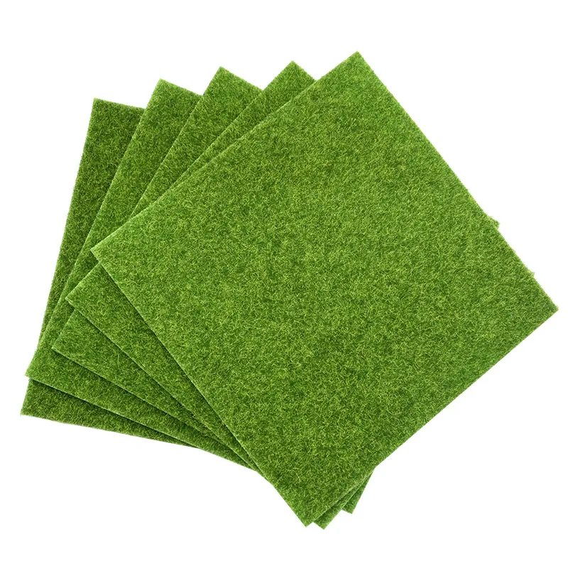 

2/1Pc 15/30cm Simulation Moss Turf Lawn Green Plants DIY Artificial Grass Board Home Garden Micro Landscape Decor Accessories