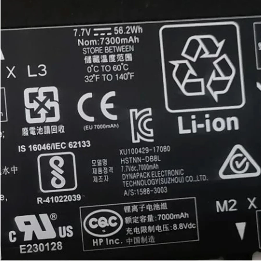 7 В 56 2 WH BM04XL HSTNN-UB7L DB8L оригинальный аккумулятор для ноутбука HP EliteBook X360 1030 G3 L02031-2C1