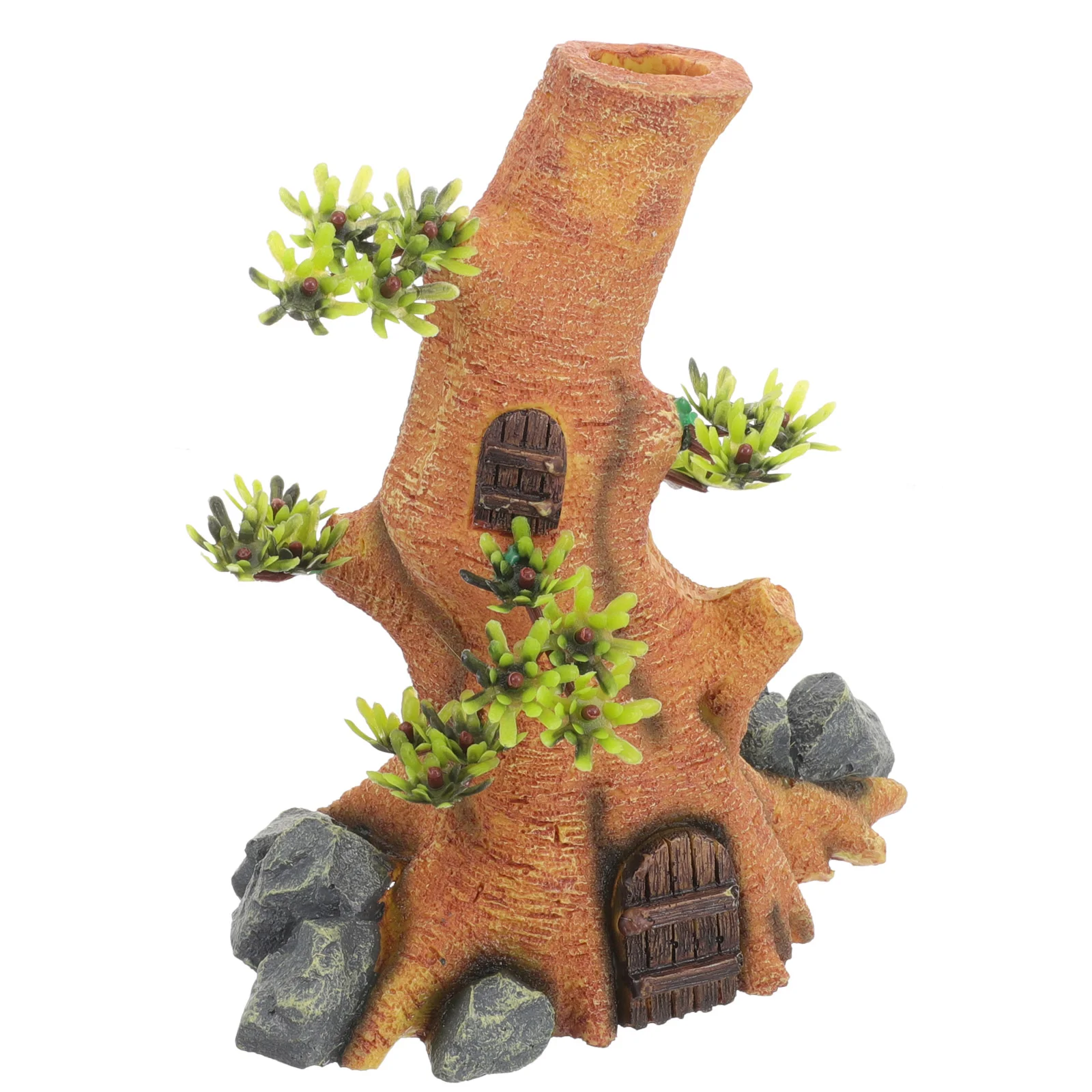 

Desktop Aquarium Stump Landscape Stump DIY Decoration Trunk Fish Shelter Rockery