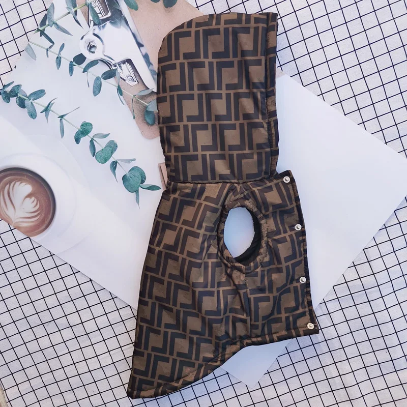 INS осенне-зимний жилет для домашних животных новый плюшевый мишка шнауцер