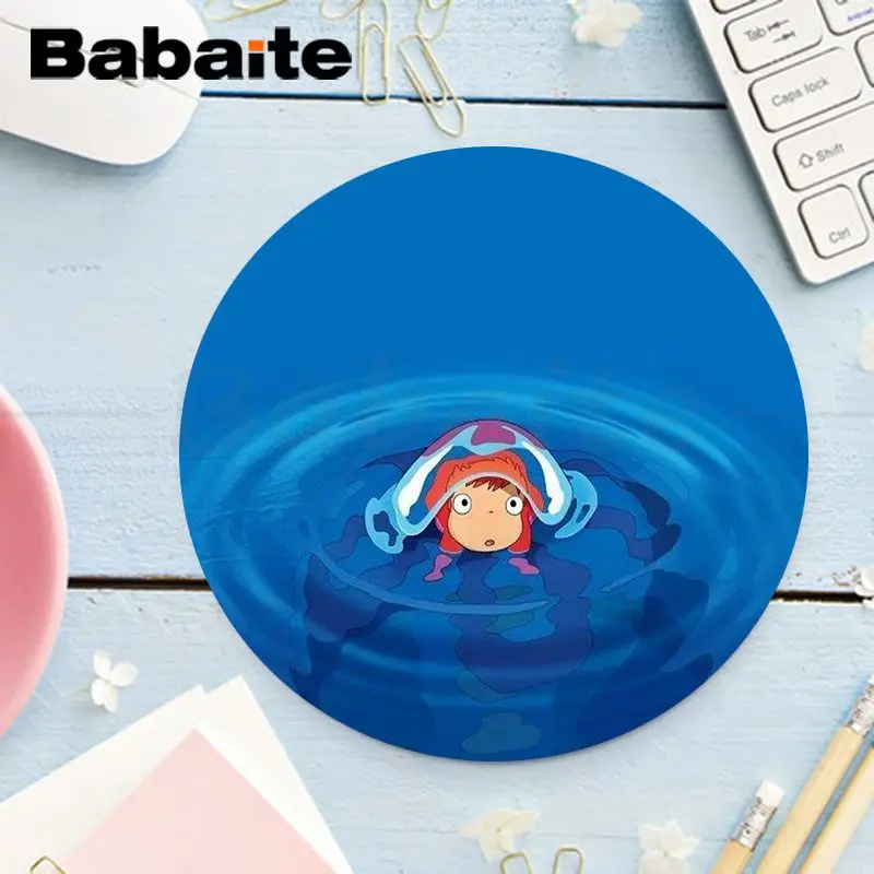 Подарочный коврик Babaite для мальчиков резиновый мыши Ponyo на скале компьютерных игр