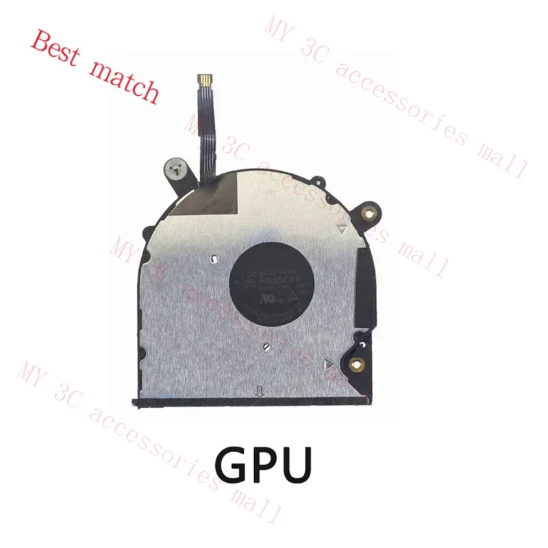 Новый оригинальный вентилятор охлаждения ЦП и ГП для ноутбука DELL XPS 13 7390 2 в 1 кулер