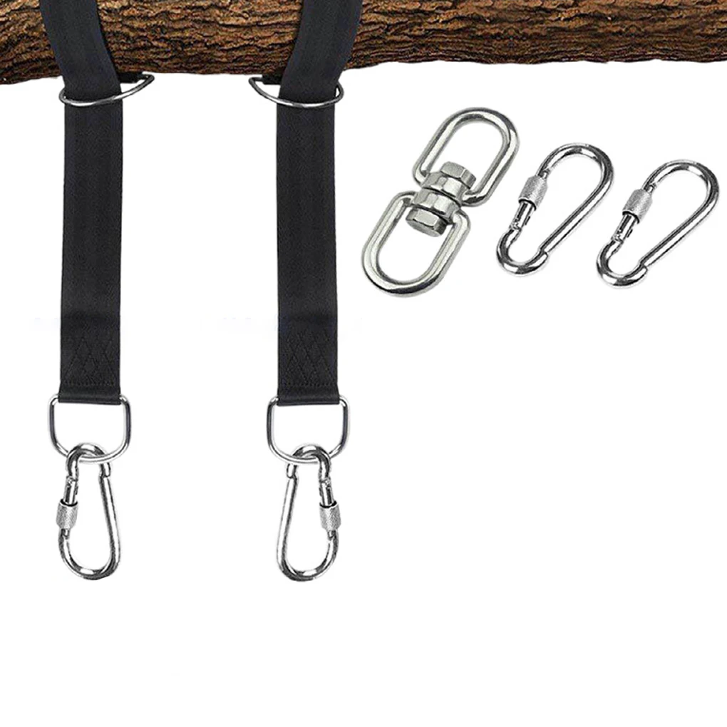 

Tree Swing Hanging Kit Swing Straps Hammock Tree Straps Set Perfect connection between swing and Up 1000 Lbs Pack 2