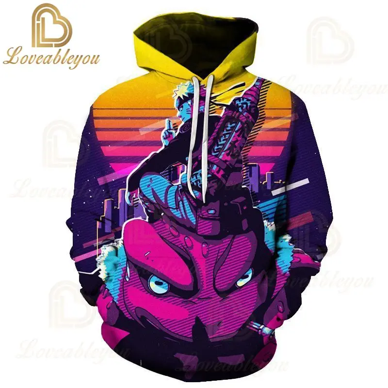 Толстовка унисекс с длинным рукавом повседневный Свободный свитшот аниме