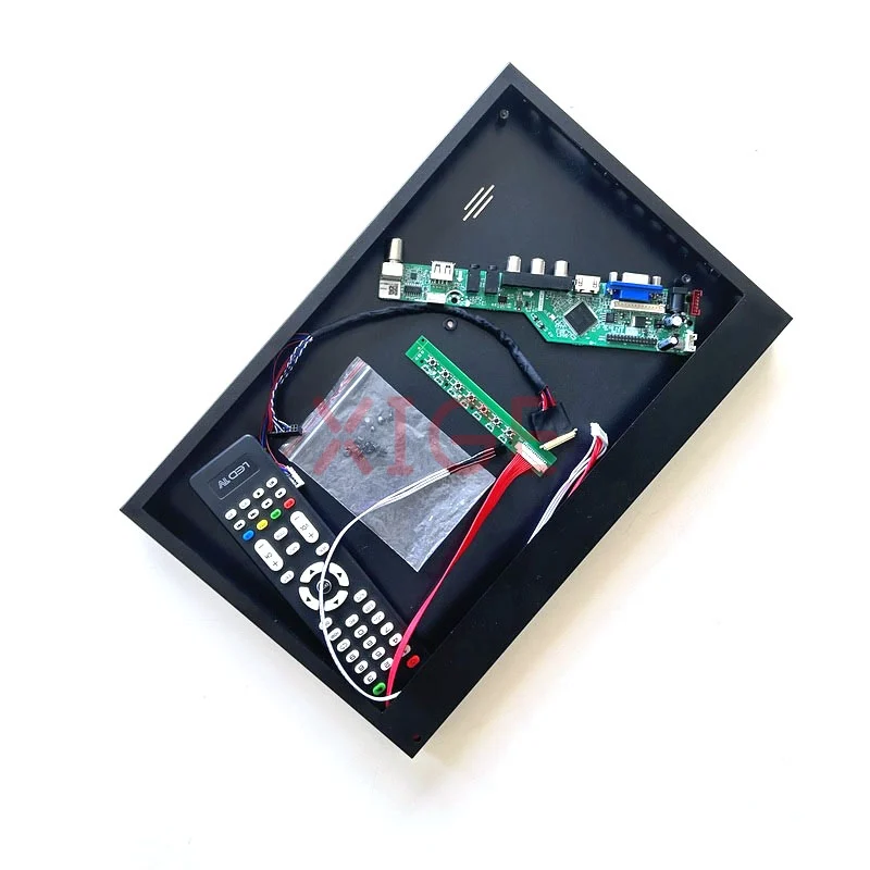 

For B140RW01/B140RW02/B140RW03 Controller Board+Metal Case Kit 14" 40 Pin LVDS VGA+HDMI+AV+USB Monitor 1600*900 Analog TV Signal