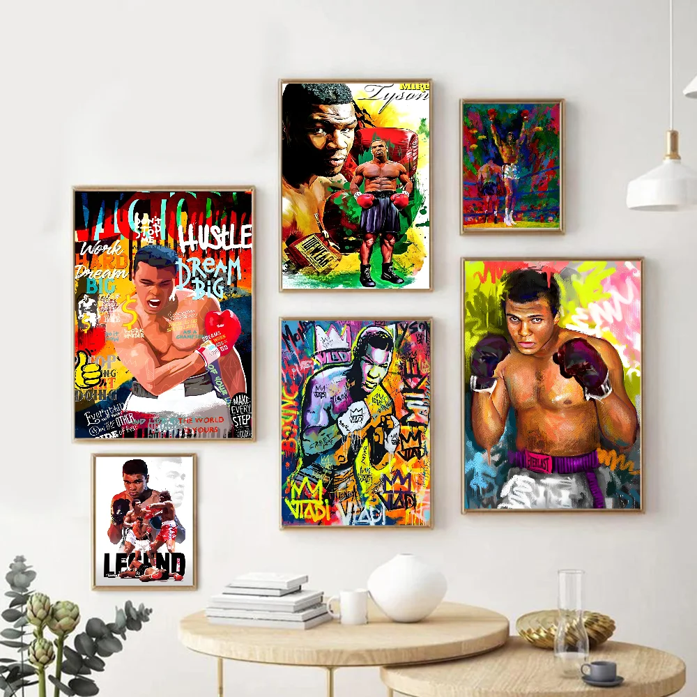 Muhammad Ali Canvas Painting Famous Boxer Inspirationa Good Quality Prints And Posters HD Poster Wall Art Study