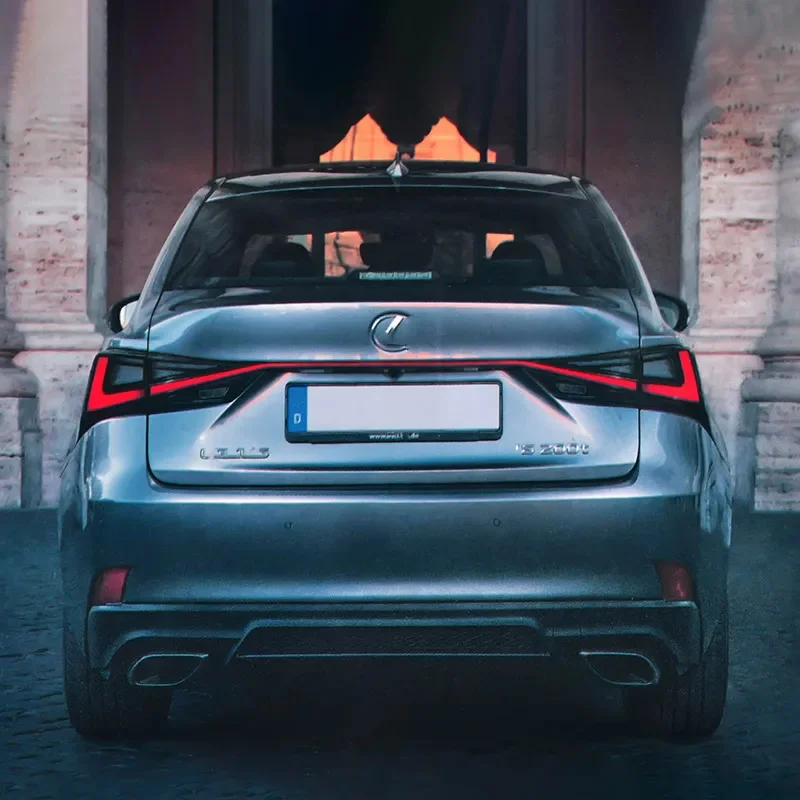 Задний фонарь для автомобильного стайлинга LEXUS IS 2013-2022 IS250 IS300 светодиодный Tail DRL