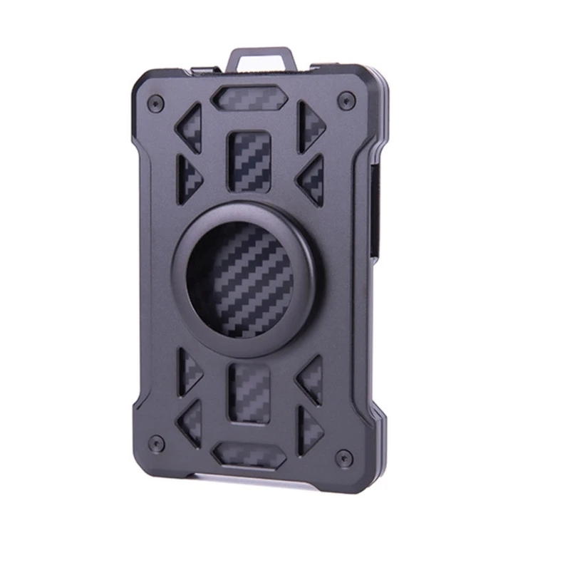 

Кошелек 40GC с блокировкой RFID, деловой значок, тонкий алюминиевый кошелек для airtag