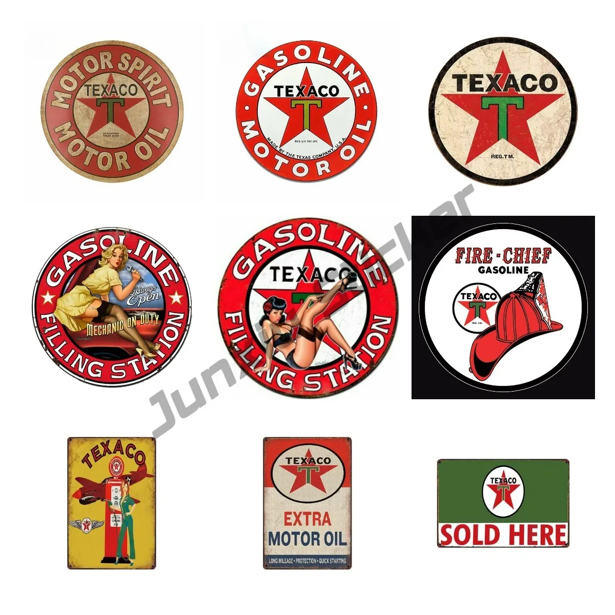 Автомобильная наклейка Texaco с защитой от царапин водостойкая стильная для SUV JDM