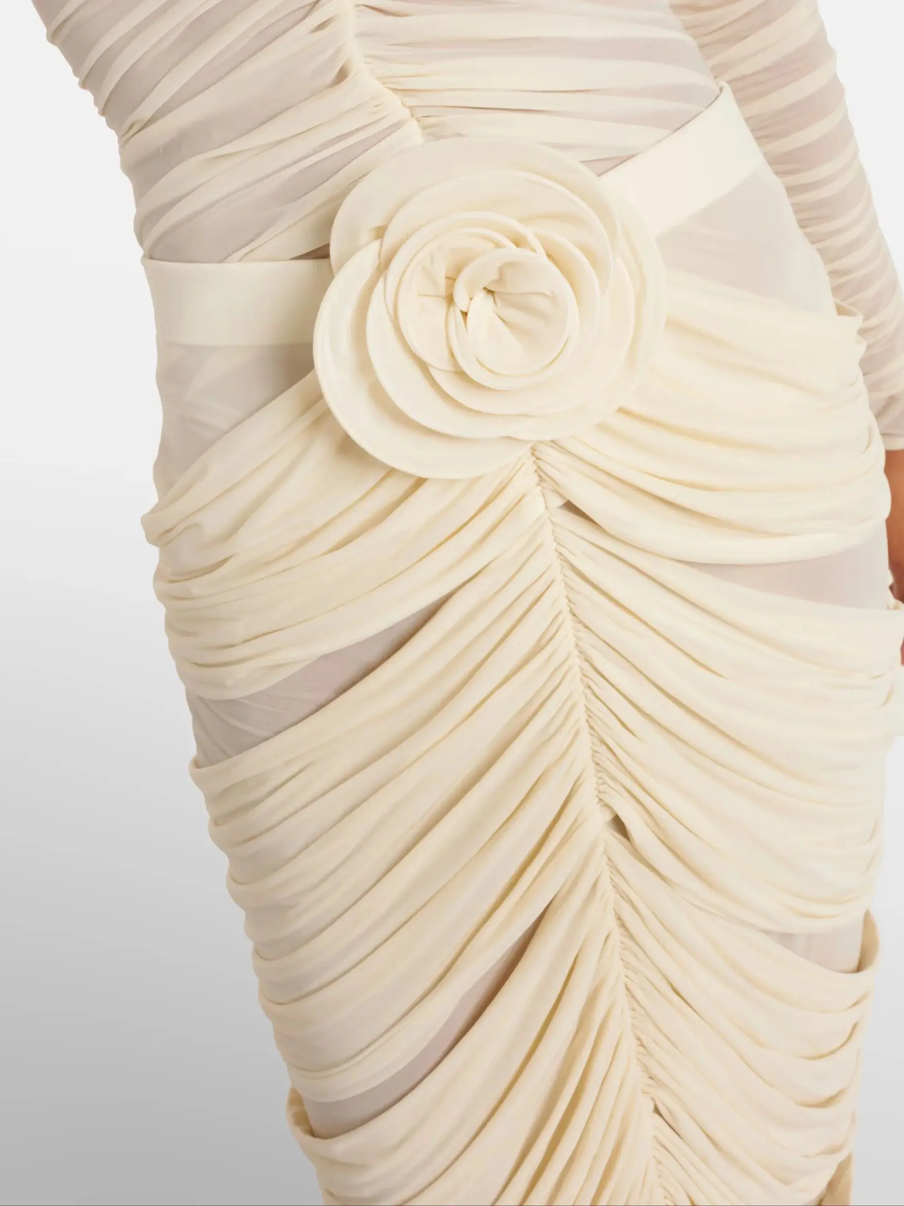 Ins Hot WomenSexy с длинным рукавом и кружевной сеткой телесного цвета юбкой