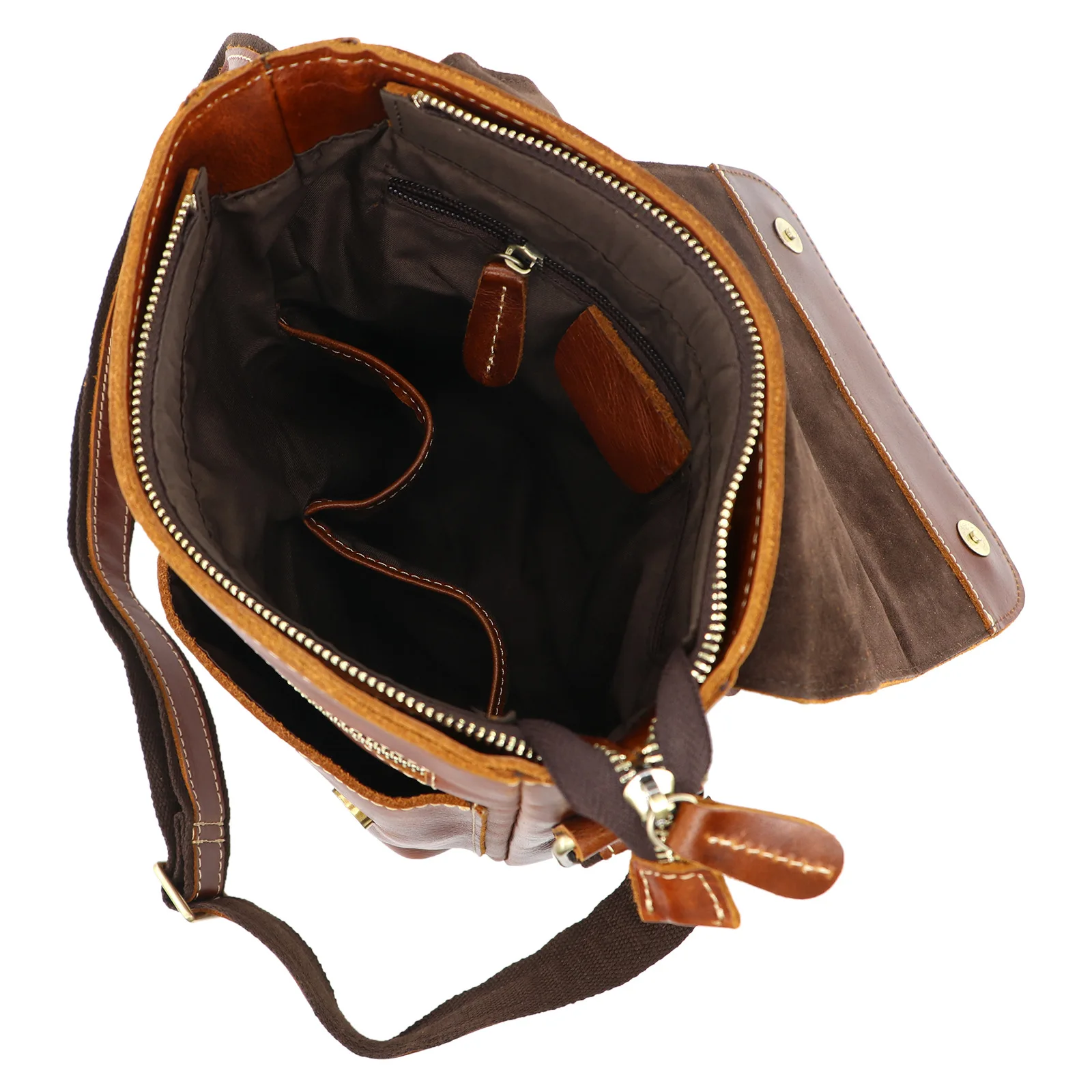 Royal Bagger Shoulder Bag for Man Messenger Sling Bags Men Real Genuine Cow Leather Retro Fashion Crossbody Pockets Business