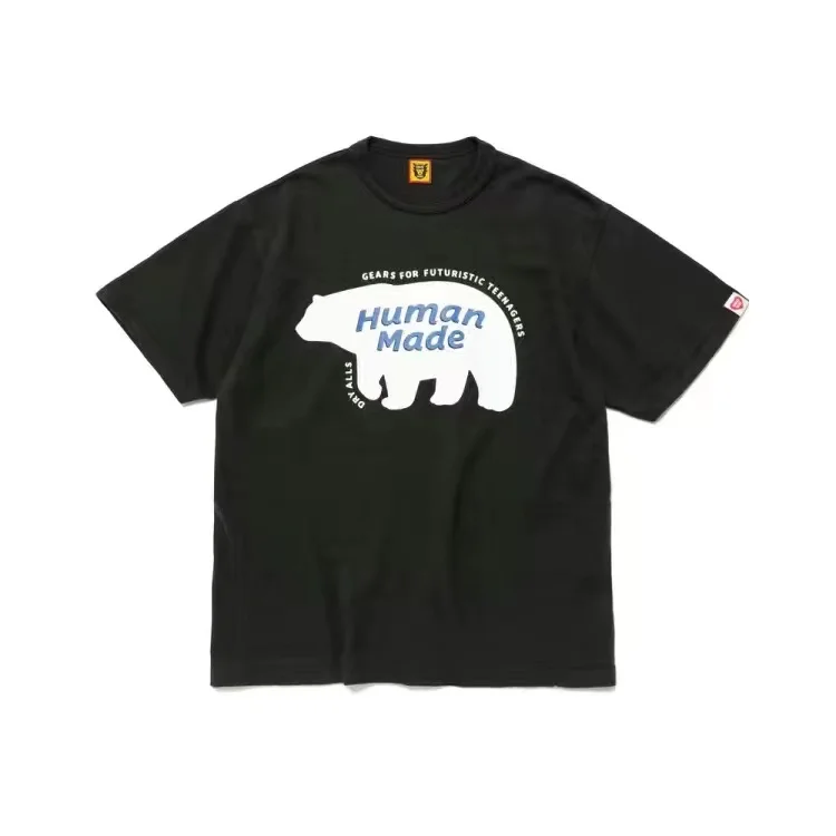 

HUMAN MADE T Shirt Men Harajuku Japan Luxury Brand Big Mallard Tiger Dog Print T-Shirt Girls Don’t Cry Tee Unisex Oversized Top