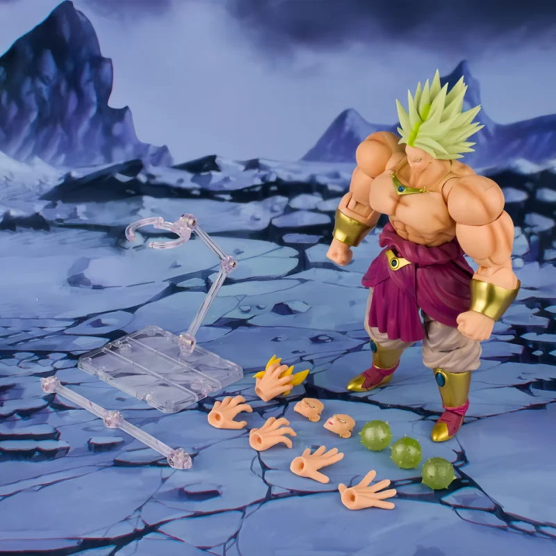 Фото Подлинная фигурка Demoniacal Fit Dragon Ball Broly 2.0 Shf Legendary Berserker-Cosmic Shocking 1/12, подарки №1