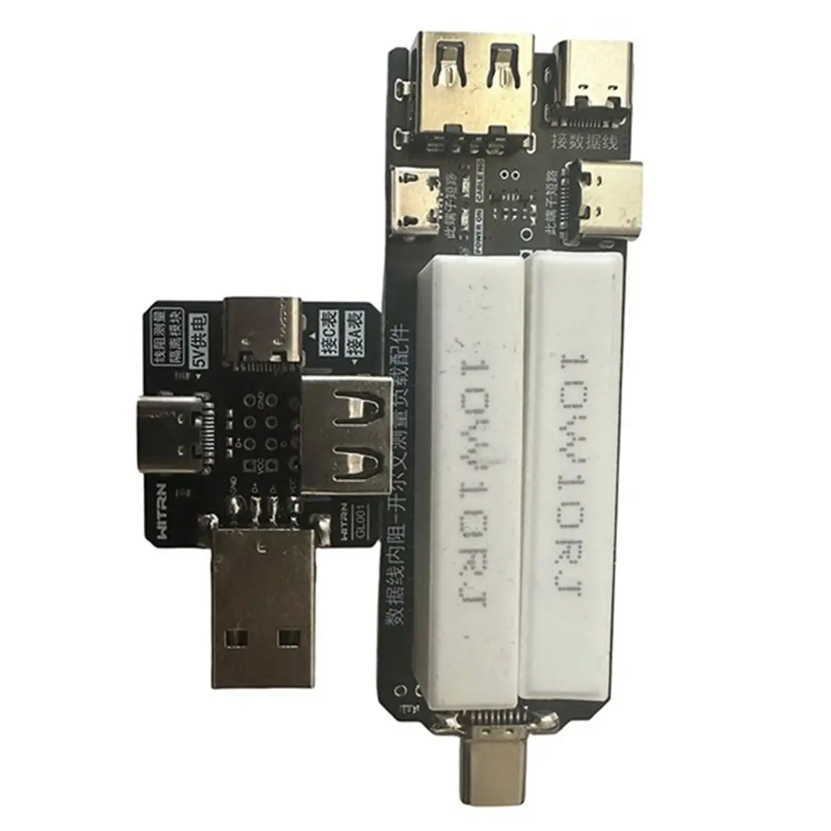 Фото Новая электронная плата-адаптер USB-C для измерения пульсаций, сопротивления и нагрузки, многофункциональная плата для измерения напряжения и тока, электронная нагрузка USB T №2