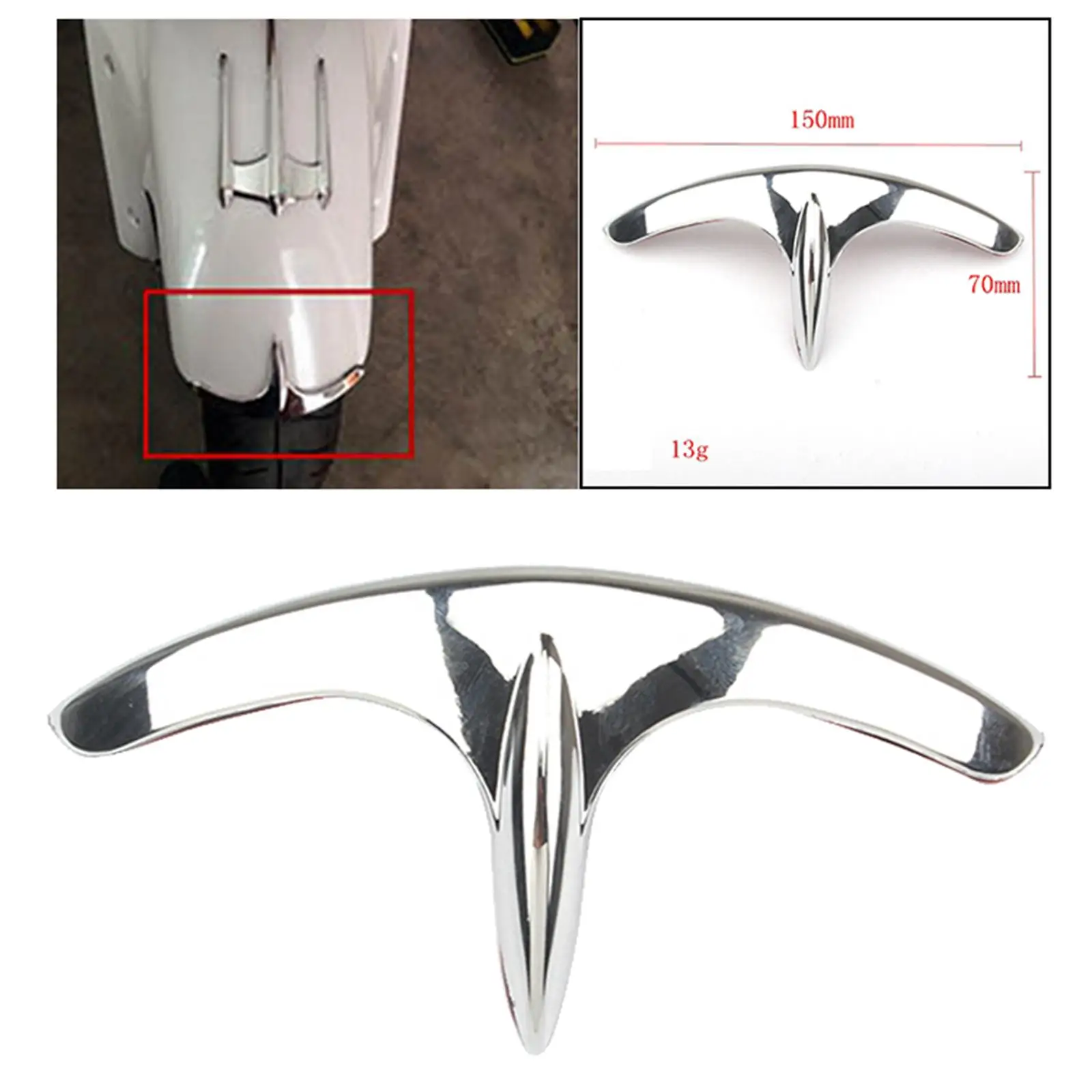 

Motorcycle Front Fairing Tip for Goldwing GL1800 2001-2017 / F6B