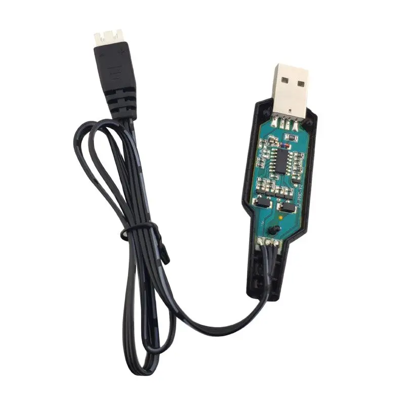 Фото USB-кабель зарядного устройства для литиевой батареи 7,4 В, 2S для SYMA X8C, X8W, MJX, X600, RC, X8G, X6, WLtoys, Hubsan H501S, V912, V323, V333, Φ 12428 №3