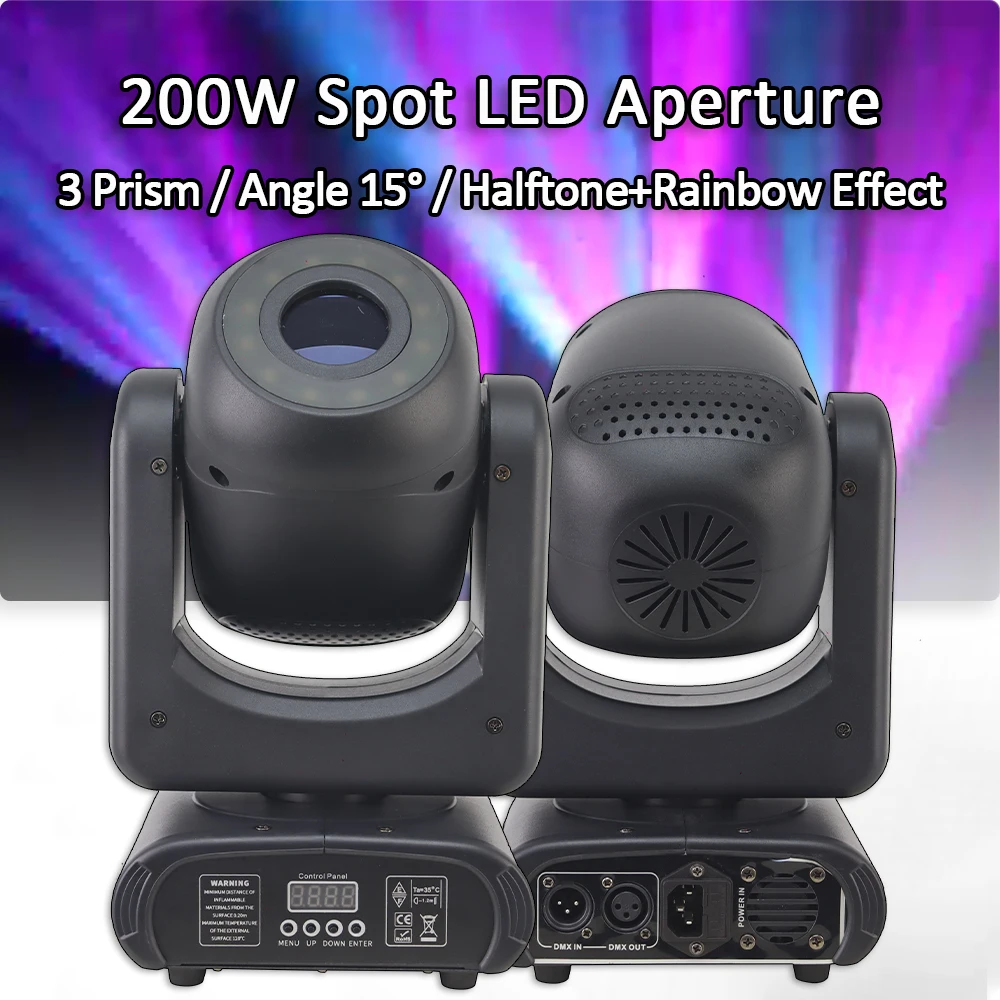 Профессиональный светодиодный светильник Yuer RGB 200 Вт