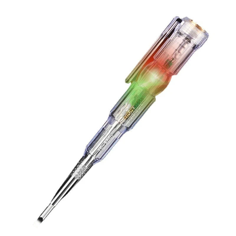 

Portable Tester Screwdriver with Dual Colors LED Indicator Electric Test Pen