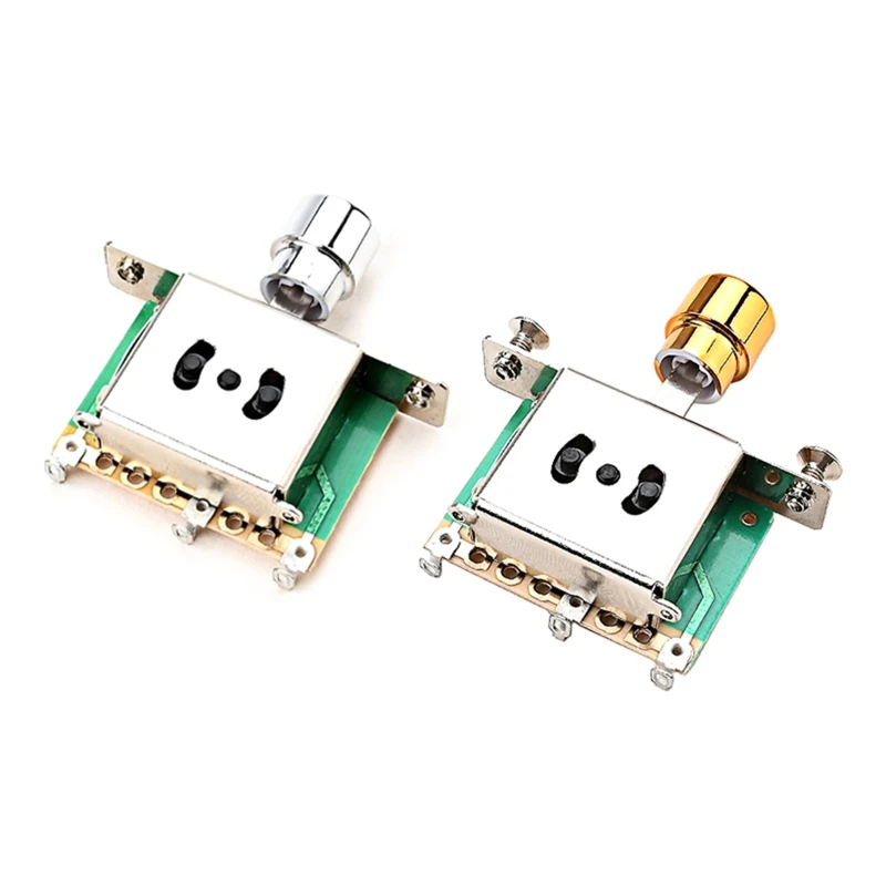 

Y1QE Guitar Three Way Switch 3 Way Toggle Switch Pickup Selector Switch Compatible for LP Style Electric Guitar Parts