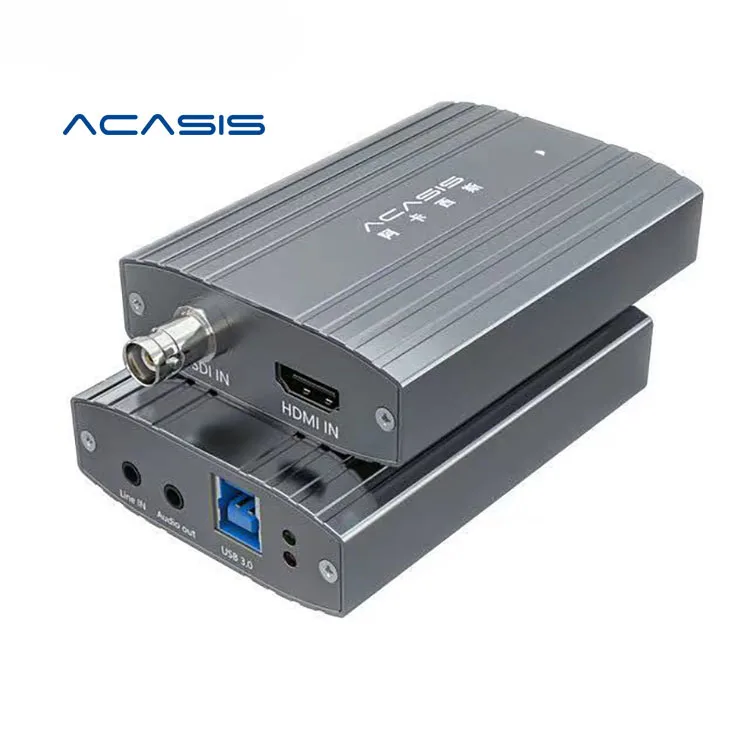 

Acasis 2 Channel SDI&HD USB3.0 Video Capture Card Switch 1920*1080 60FPS for PS4 Game Live/NS Camera 4K Recording Acasis 2