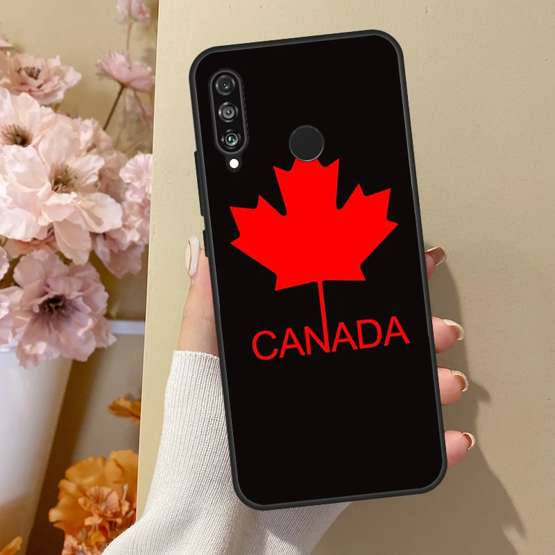 Фото Чехол с флагом Канады для Huawei Nova 10 SE 9 3i 7i 8i 11i 12i Y73 Y90 Y70 Y72 Y61 Y91 P60 Pro P40 P30 Lite №3