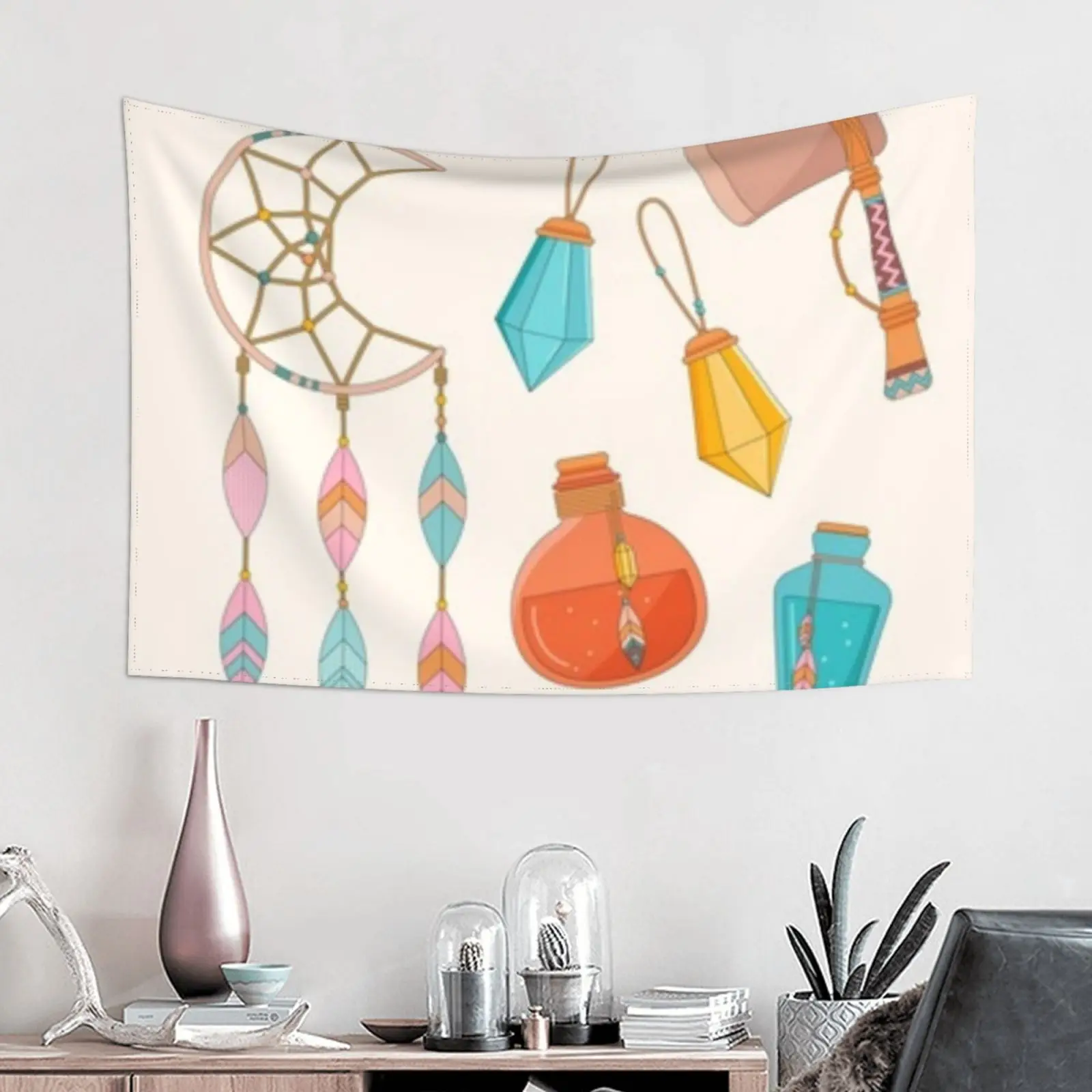 

60 inch x 40 inch Bohemian Tapestry Living Room Decoration Room Divider