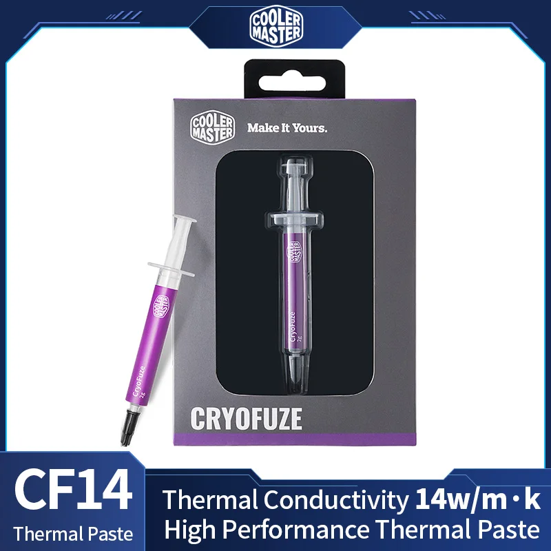 Master Cf14 2g Thermal Paste For Heat Sink Processor Cpu Gpu Cooling High Performance Thermal Conductivity Non-conductive