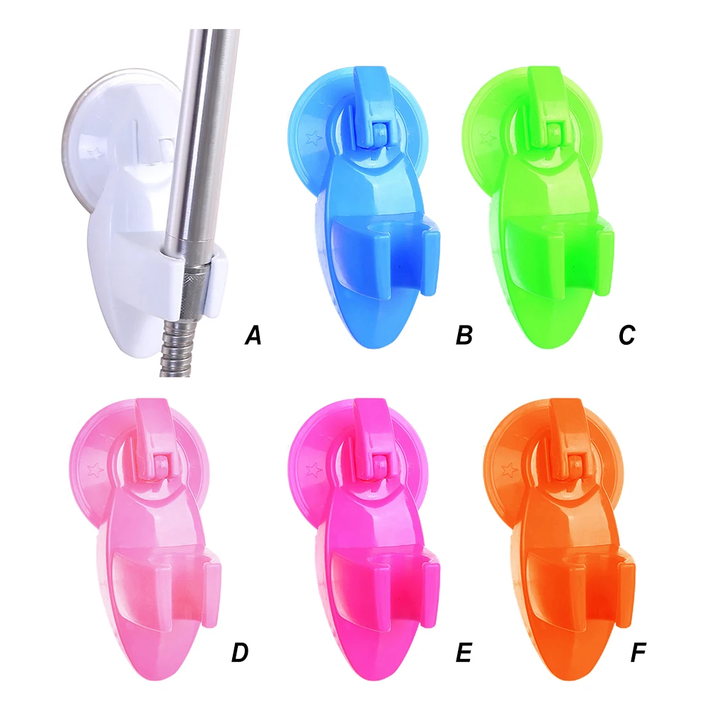

Bathroom Strong Attachable Solid Color Shower Head Holder Adjustable Bracket Seat Household Bathing Room Pedestal