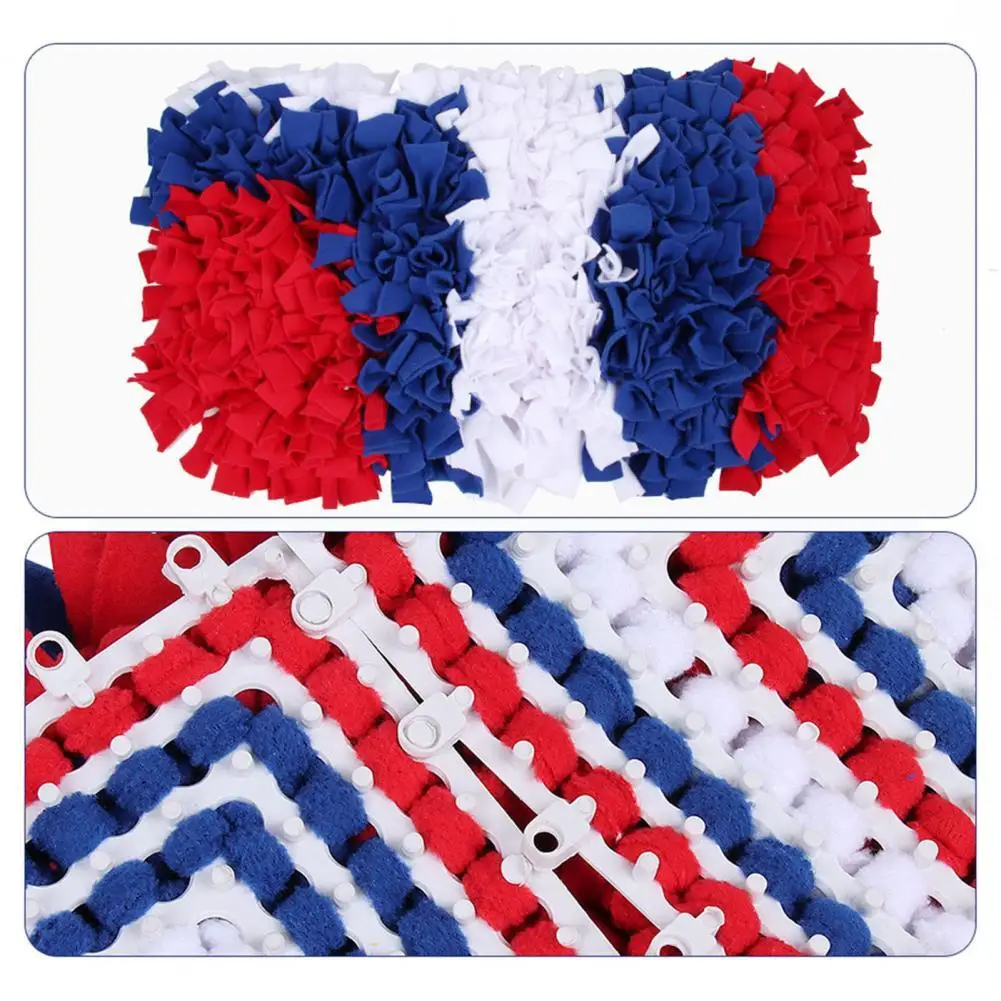 

Полезный Коврик-пазл для собак, безопасный коврик для кормления собак с 16 отверстиями, коврик для облегчения беспокойства и кормления собак