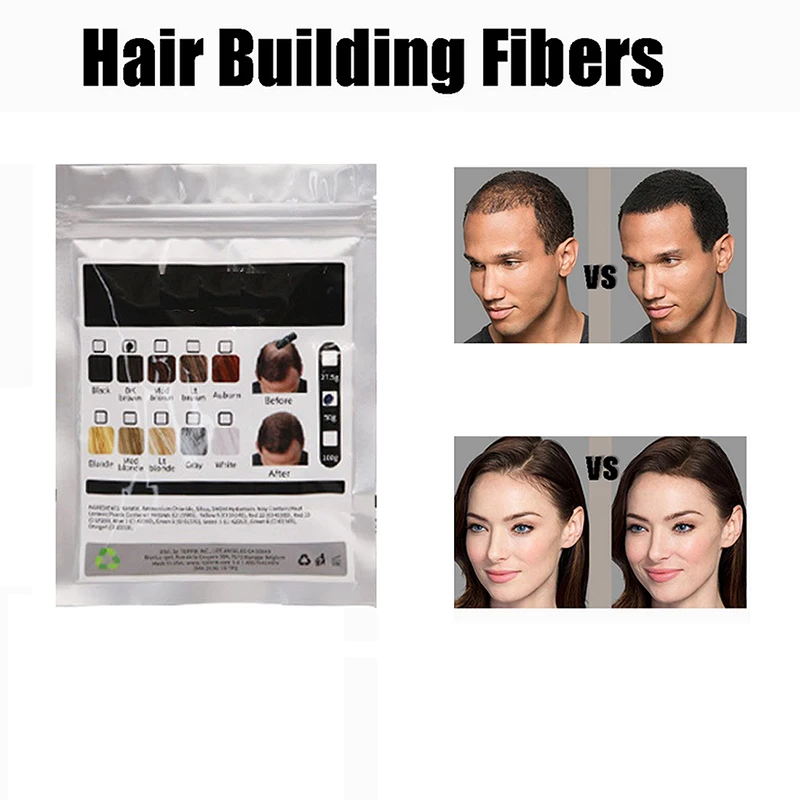 

50g Hair Fibers Keratin Hair Building Fiber Powder Instant Hair Growth Fiber Refill Hair Care Product