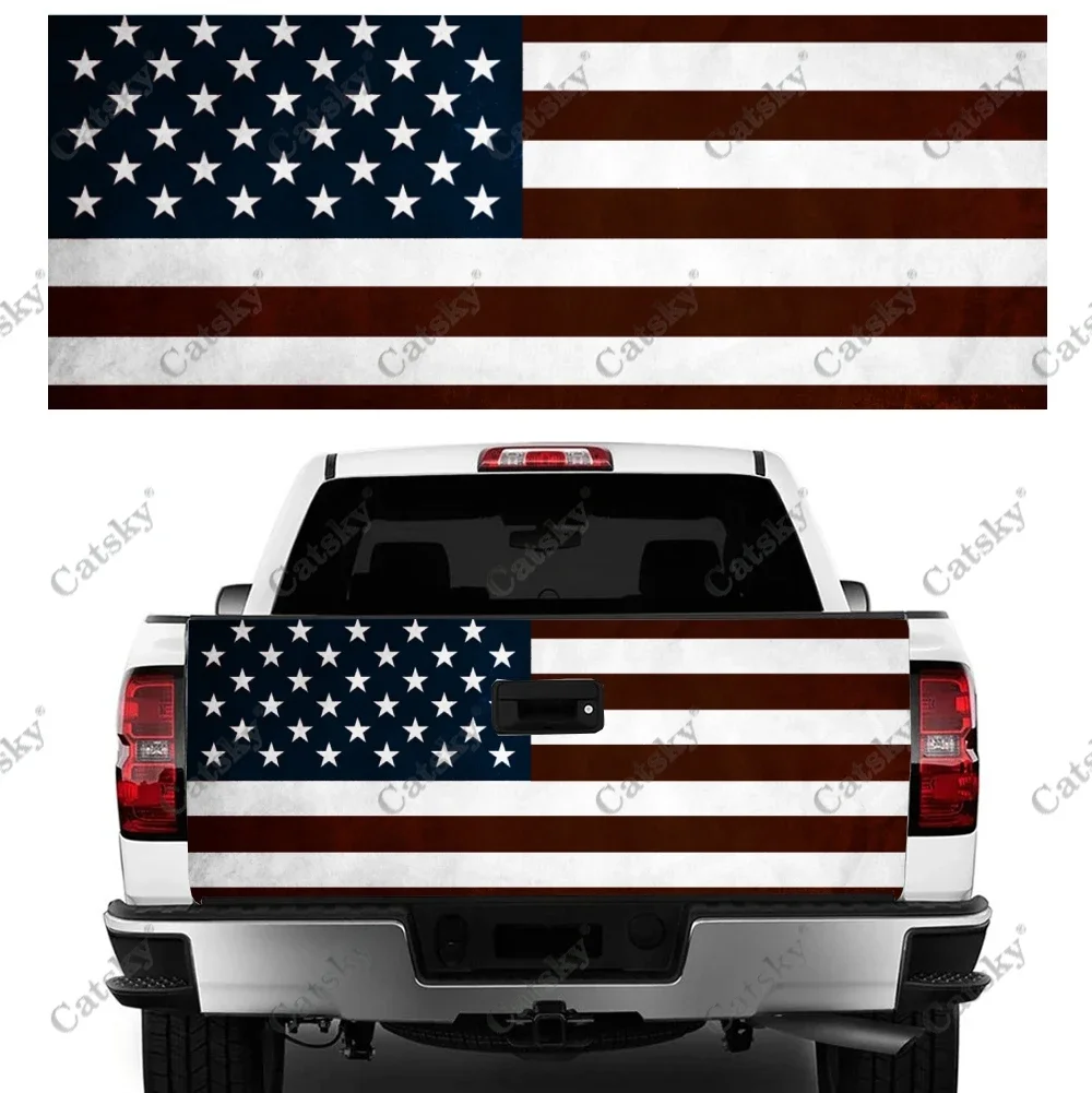 Американский флаг автомобильная наклейка модификация заднего вида автомобиля