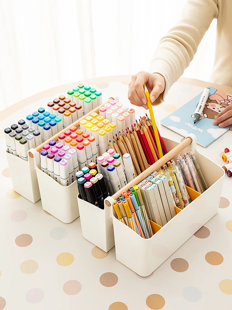 

Marker Holder Desk Organizer Pencil Holder Organizers For Desktop Stand Pens Office Accessories School Stationery Storage Holder