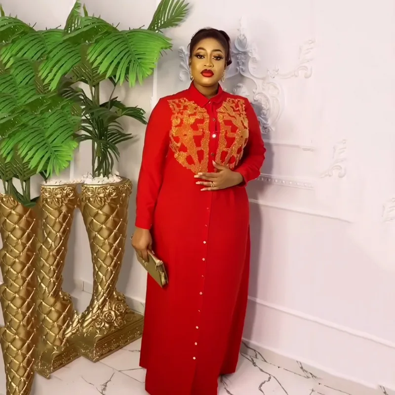 Рисунок 3 - Африканские платья с длинным рукавом для женщин 2023