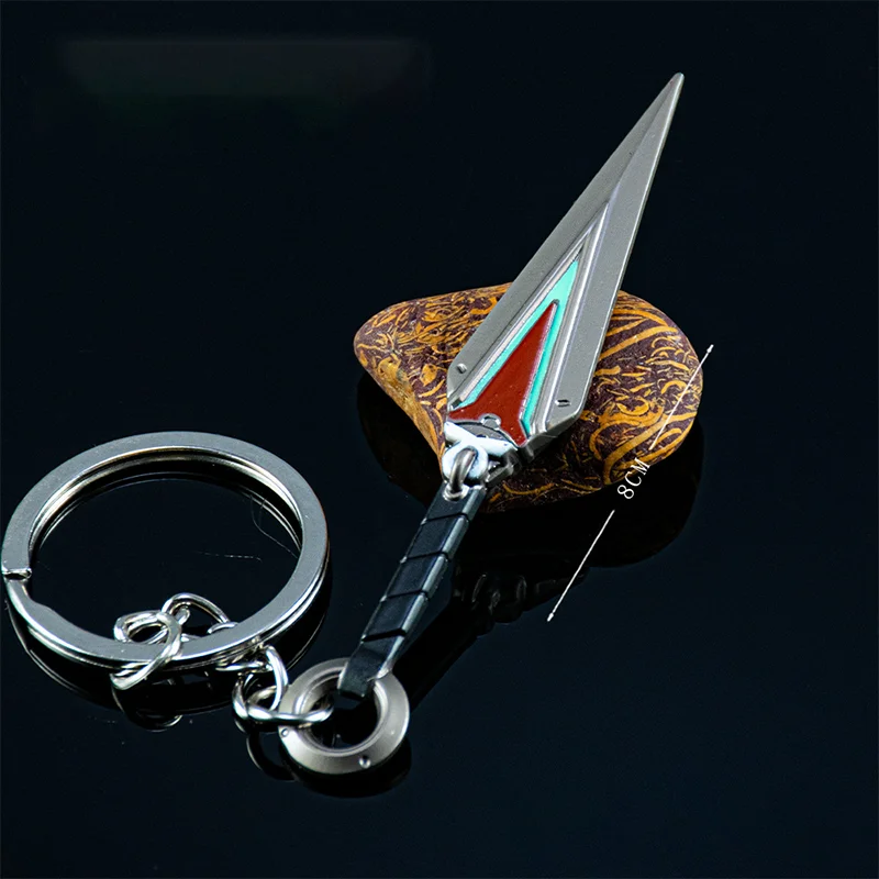Металлический брелок-нож 8 см, модель из игры Kiriko Kunai, модный мужской аксессуар, брелок-игрушечный меч, подарок для мальчиков (art.: 3920d8ff60889) - 3920d8ff60889