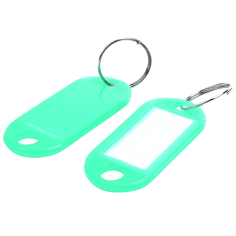 

Key Ring Tags(100Pcs Green)