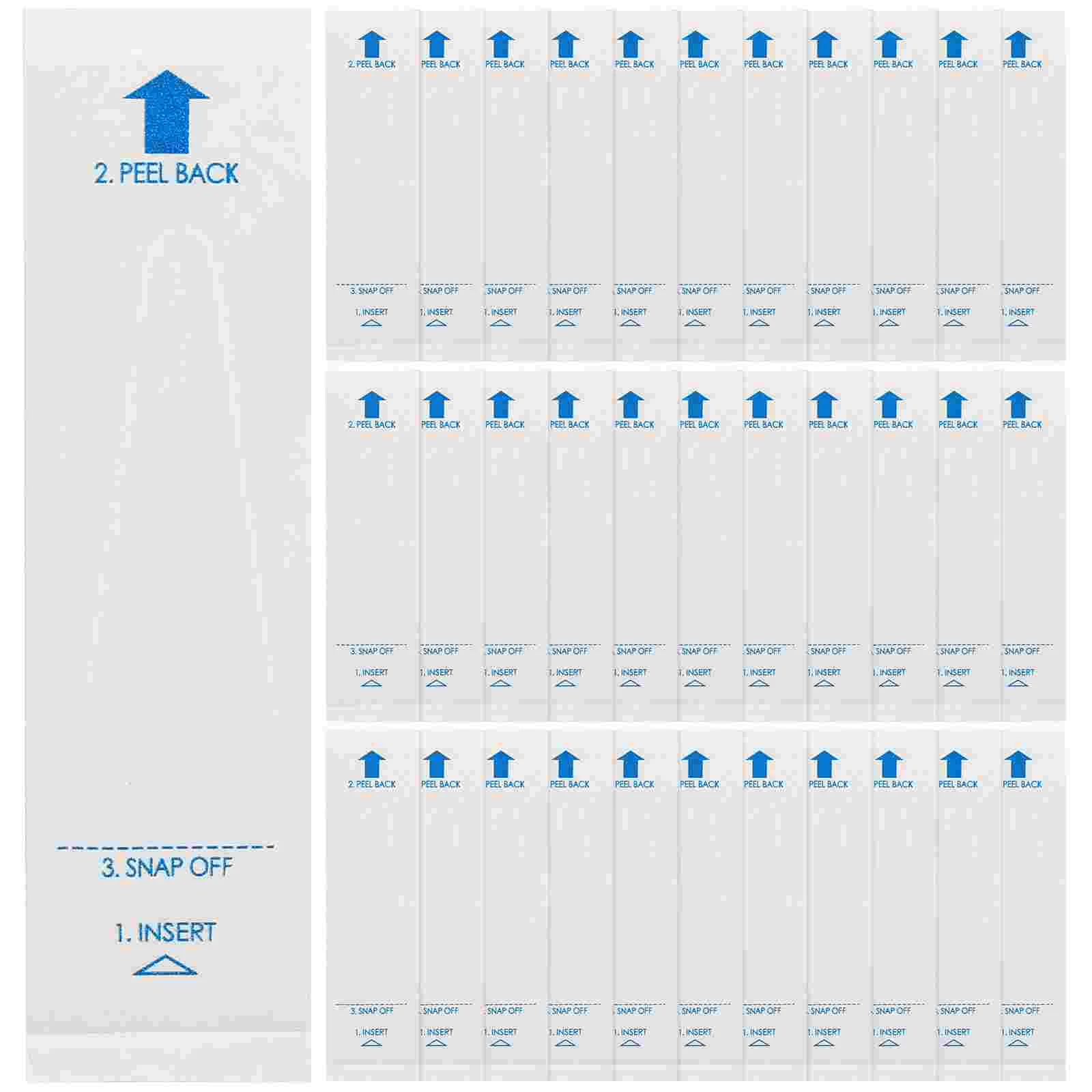 

100 Pcs Sleeve Baby Disposable Washcloth Probe Protector Cover Thermometer Covers