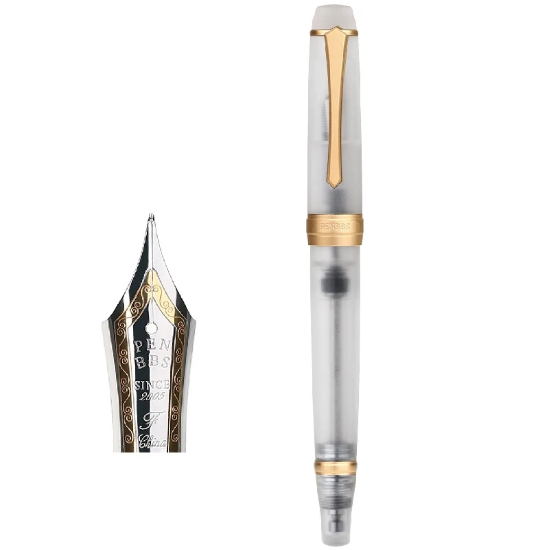 

PENBBS 456 перьевая ручка галактика прозрачный наконечник