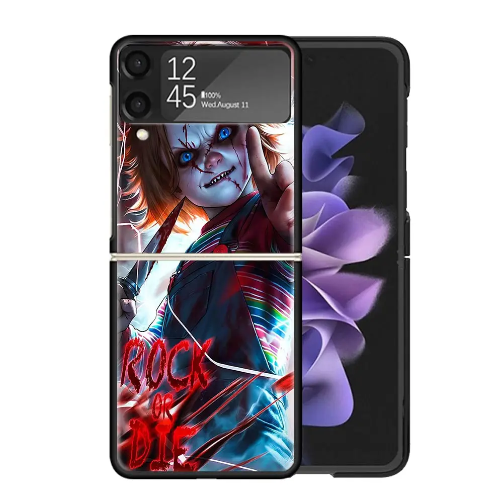 Чехол для телефона «Кукла-люкла ужасов» для Samsung Galaxy Z Flip6 Flip4 Flip5 Flip3 Чехлы Z Flip 6 3 4 5 5G Задняя крышка Fundas (art.: 3920cd84fa70b) - 3920cd84fa70b