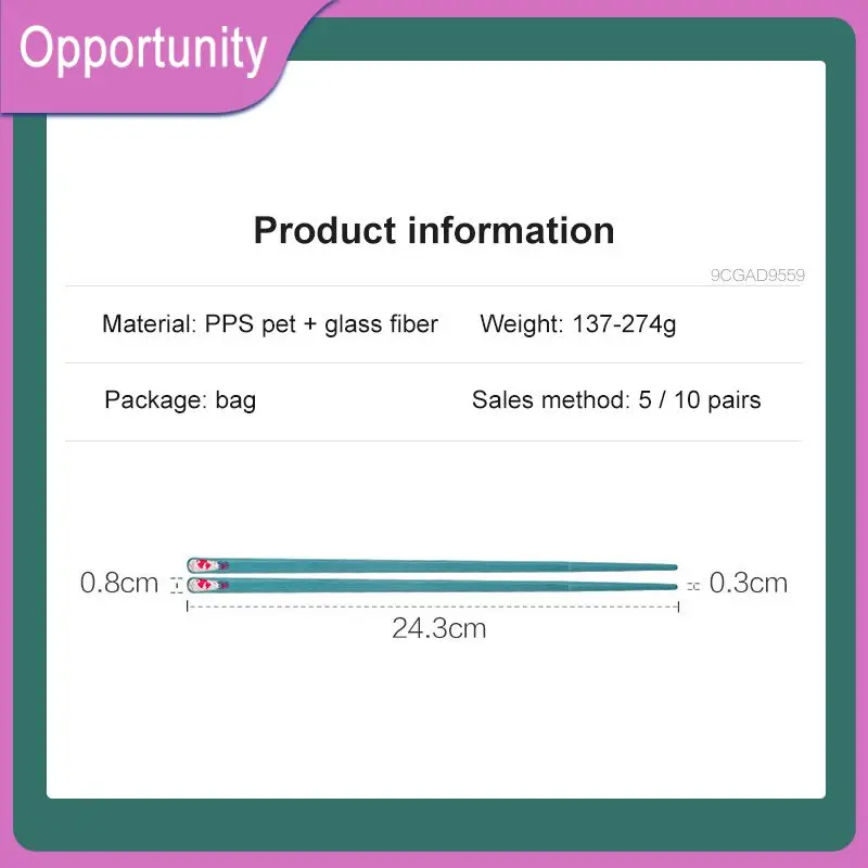 

5 Pairs Alloy Chopsticks Metal Chop Stick Antiskid Mildew Resistant Tableware Multicolor Wedding Party Supplies Kitchen Utensils