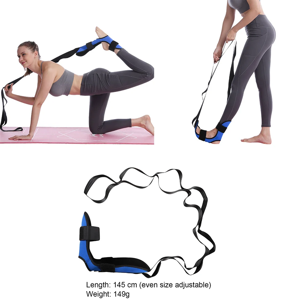 

Flexibility Yoga Leg Stretcher Strap Stretch Belt Elastic Resistance Band Extender for Ballet Dance Gymnastics Trainer Stretch