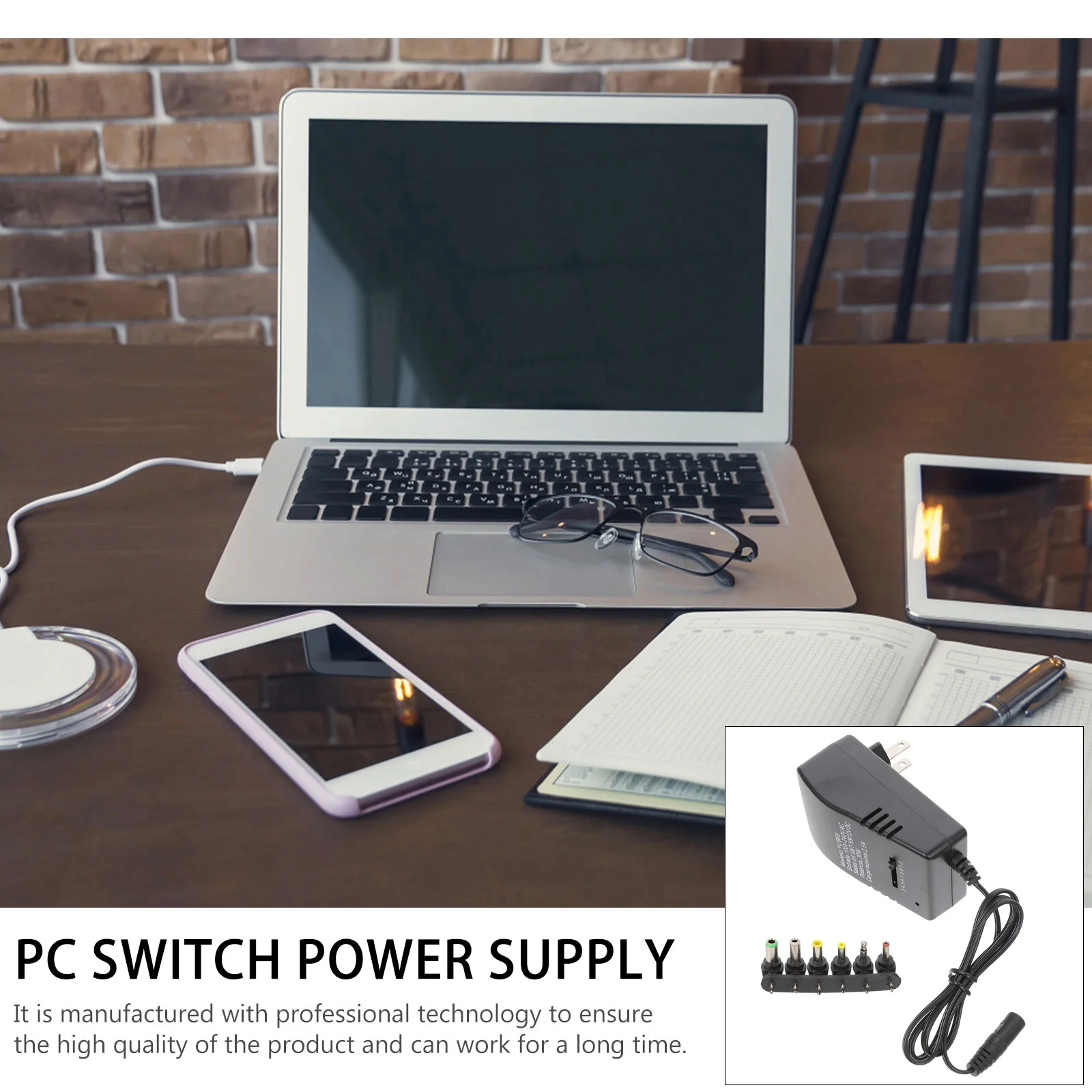 1 Set Home Appliances 3-12V Adjustable 30W Power Supply Charger US Plug | Обустройство дома