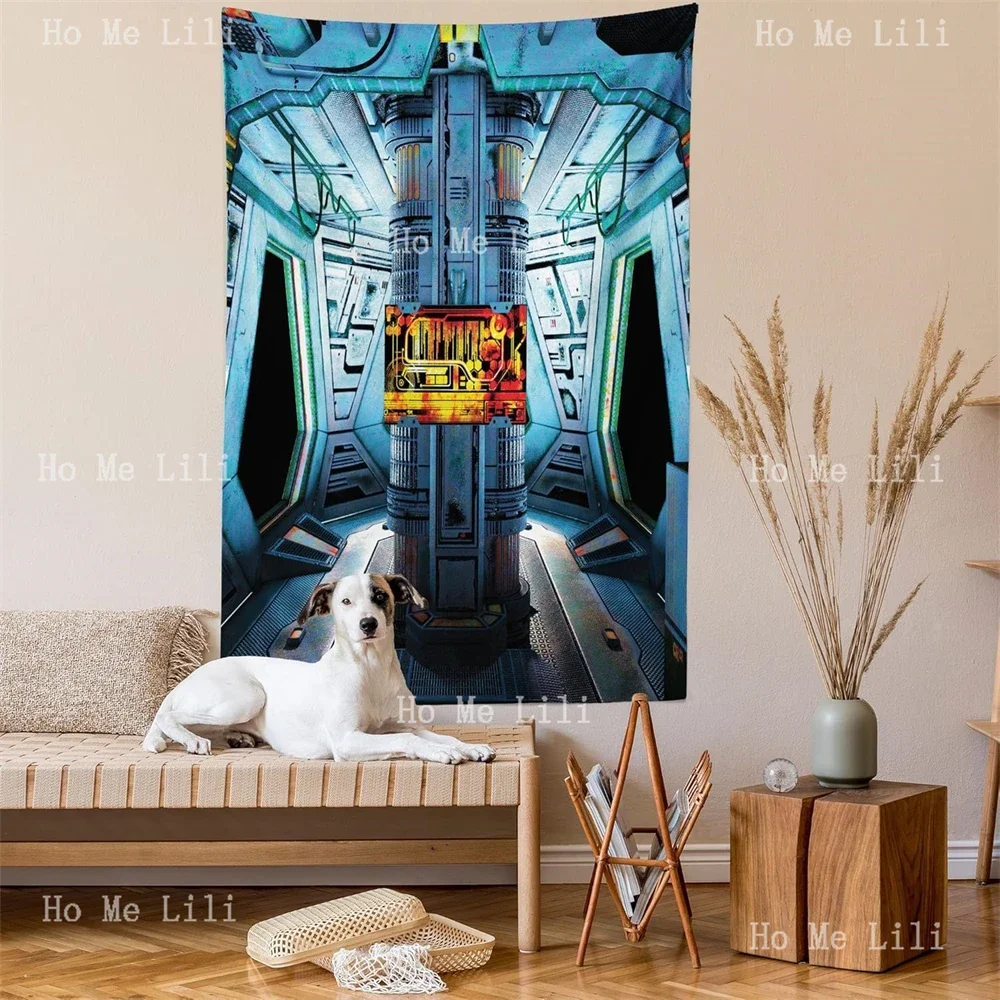 Гобелен в космосе Космический корабль Станция База Кімната управления